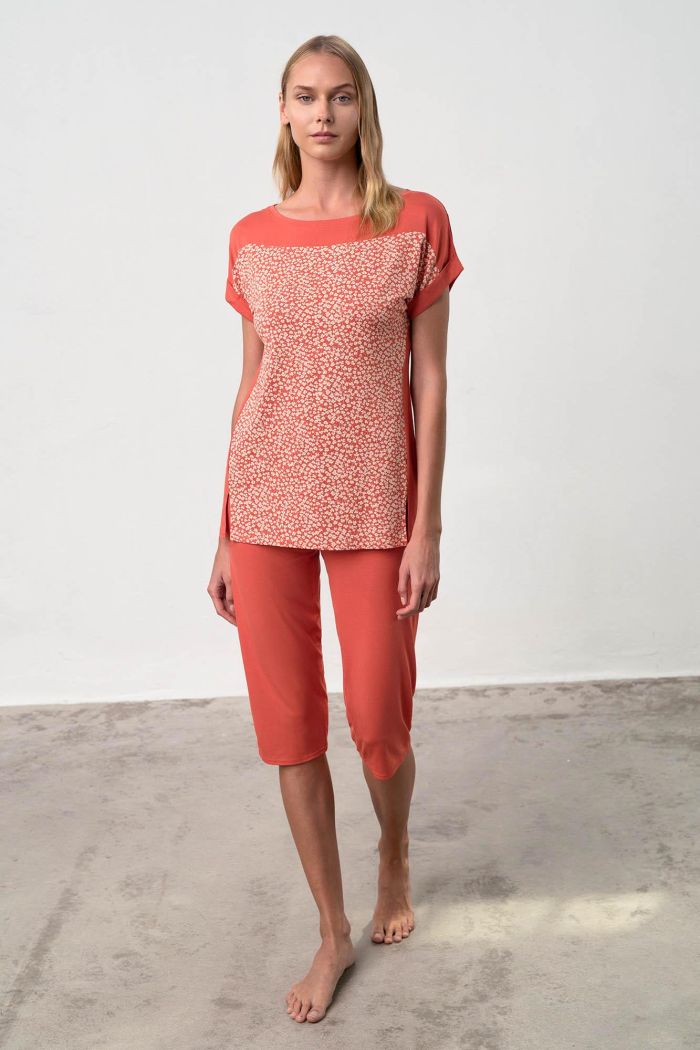 Dwuczęściowa piżama damska – Trifolia