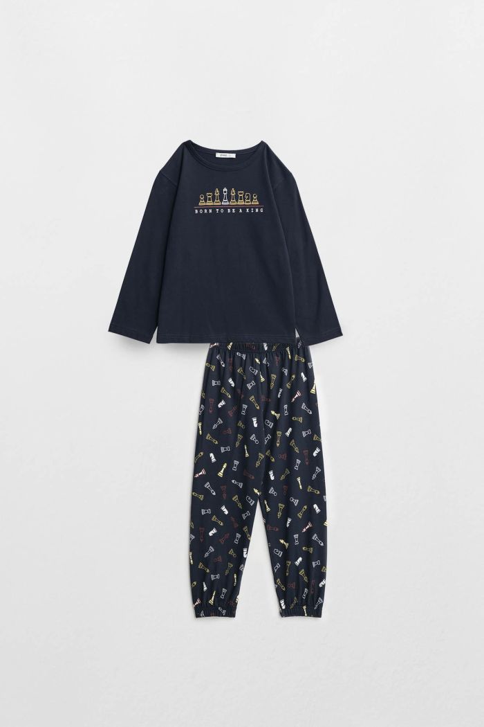 Pijamale pentru copii cu mâneci lungi