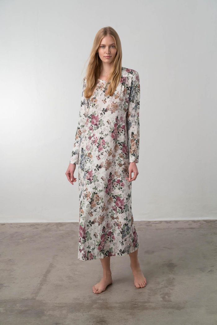 Long Floral Nightgown