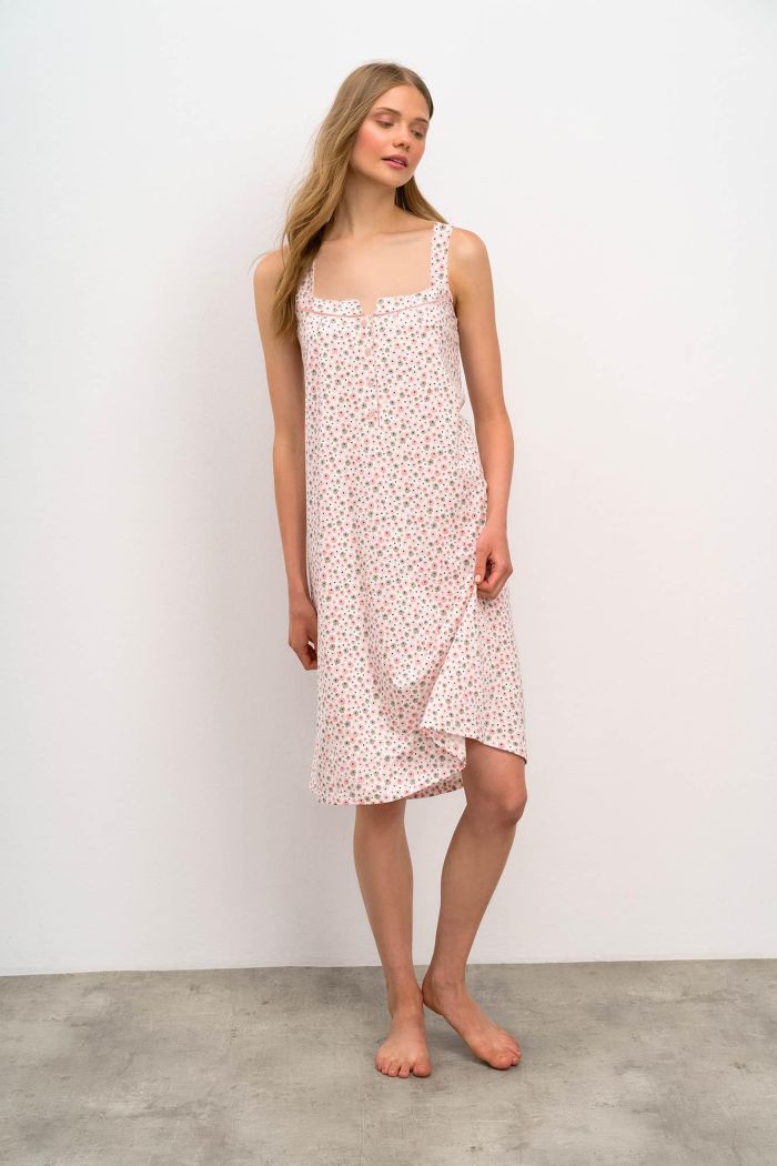 Printed Floral Nightgown