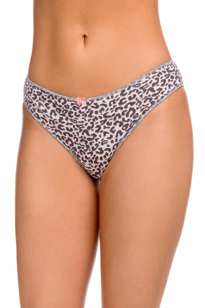 Brief underwear in leopard design
