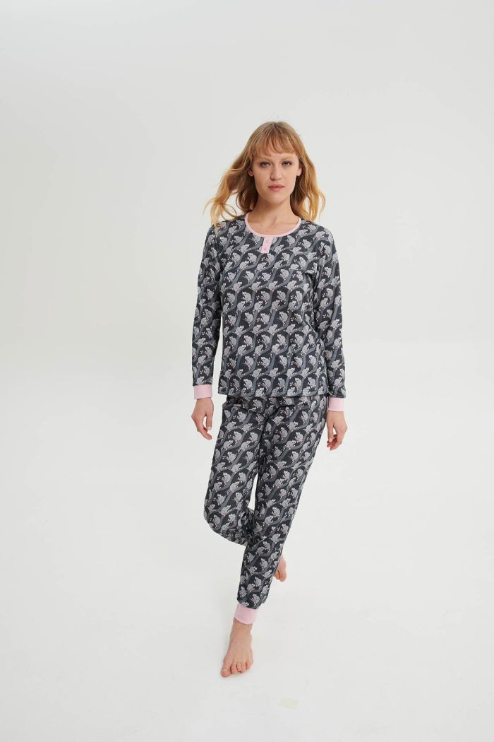 Pyjama mit langen Ärmeln