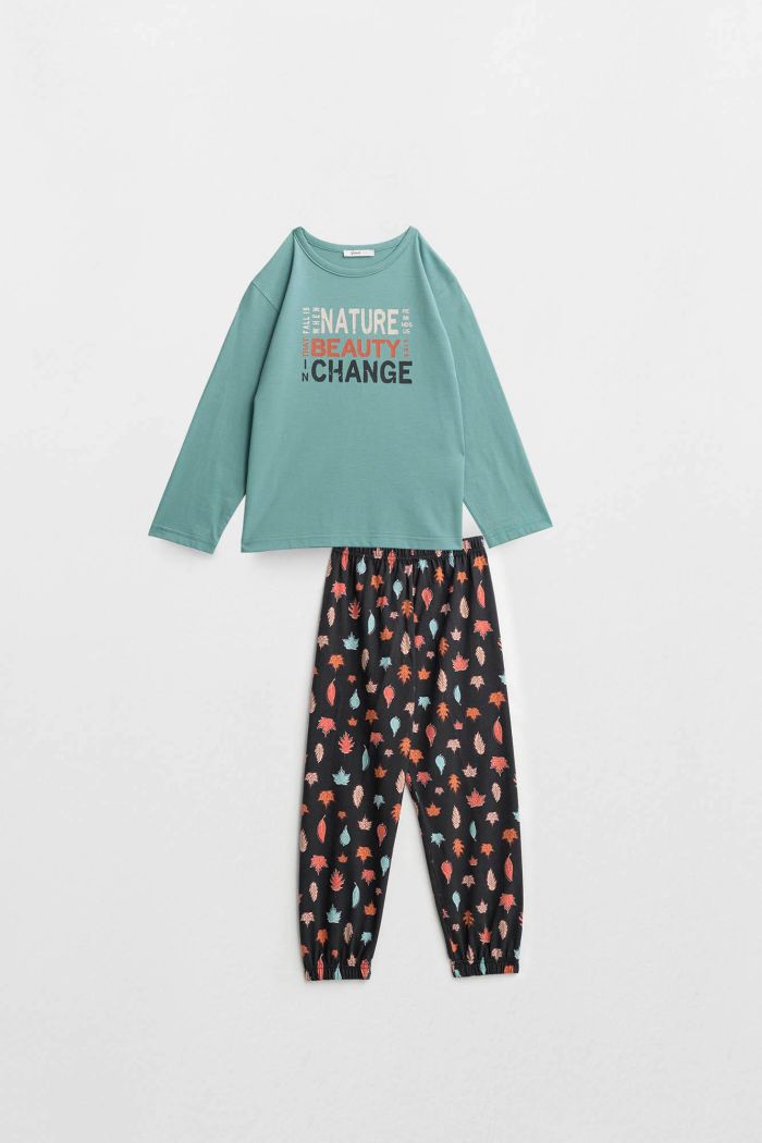 Pijamale pentru copii cu mâneci lungi