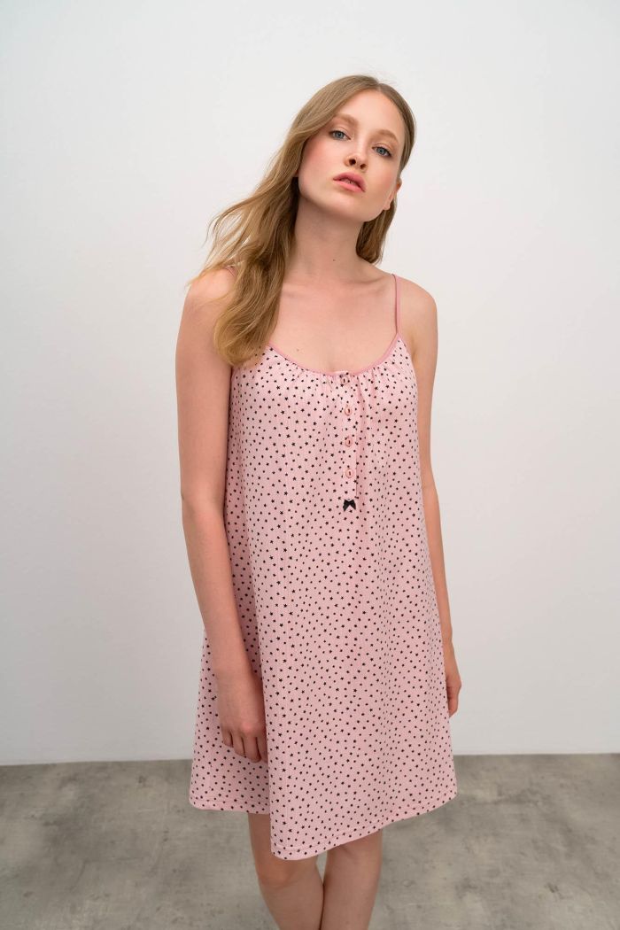 Sleeveless Nightgown with Straps