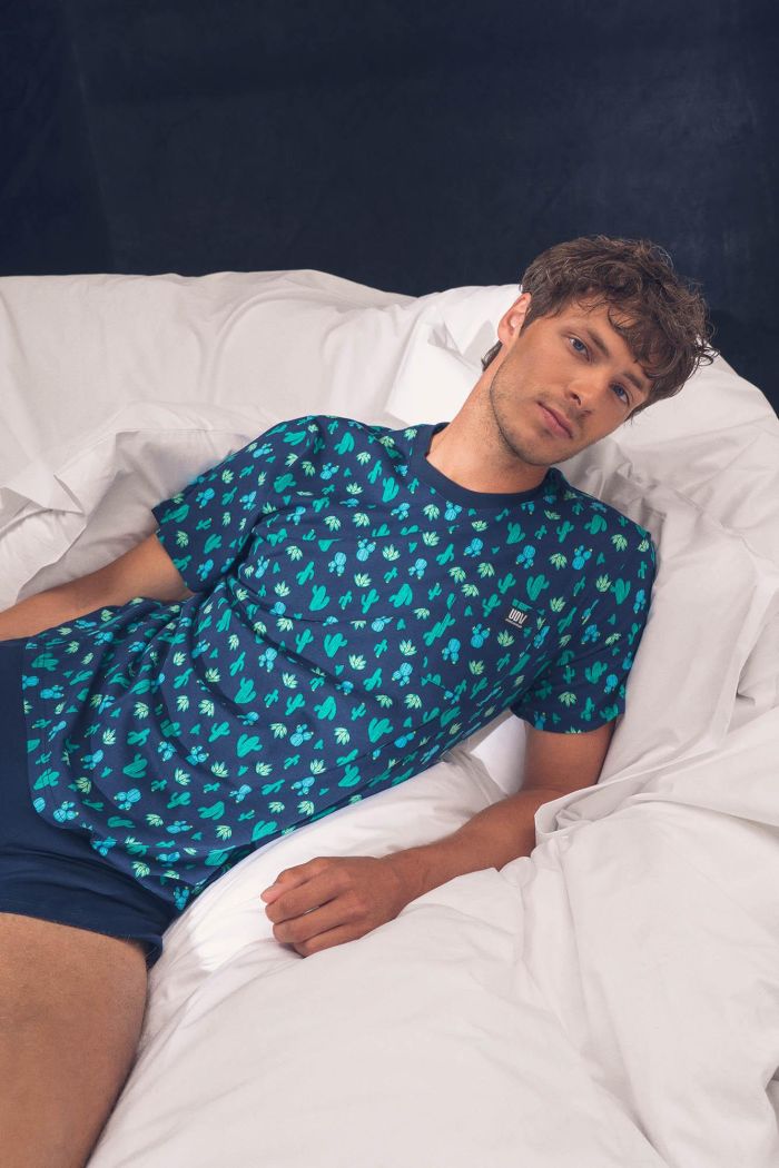 Pohodlné dvojdielne pánske pyžamo