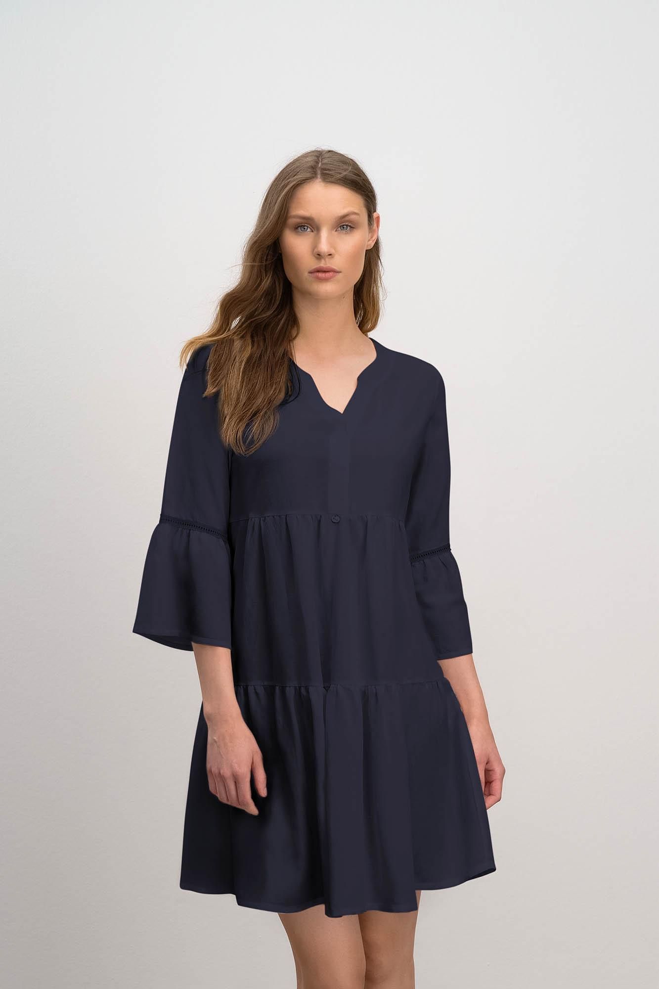 Plain Tunic with Button Placket