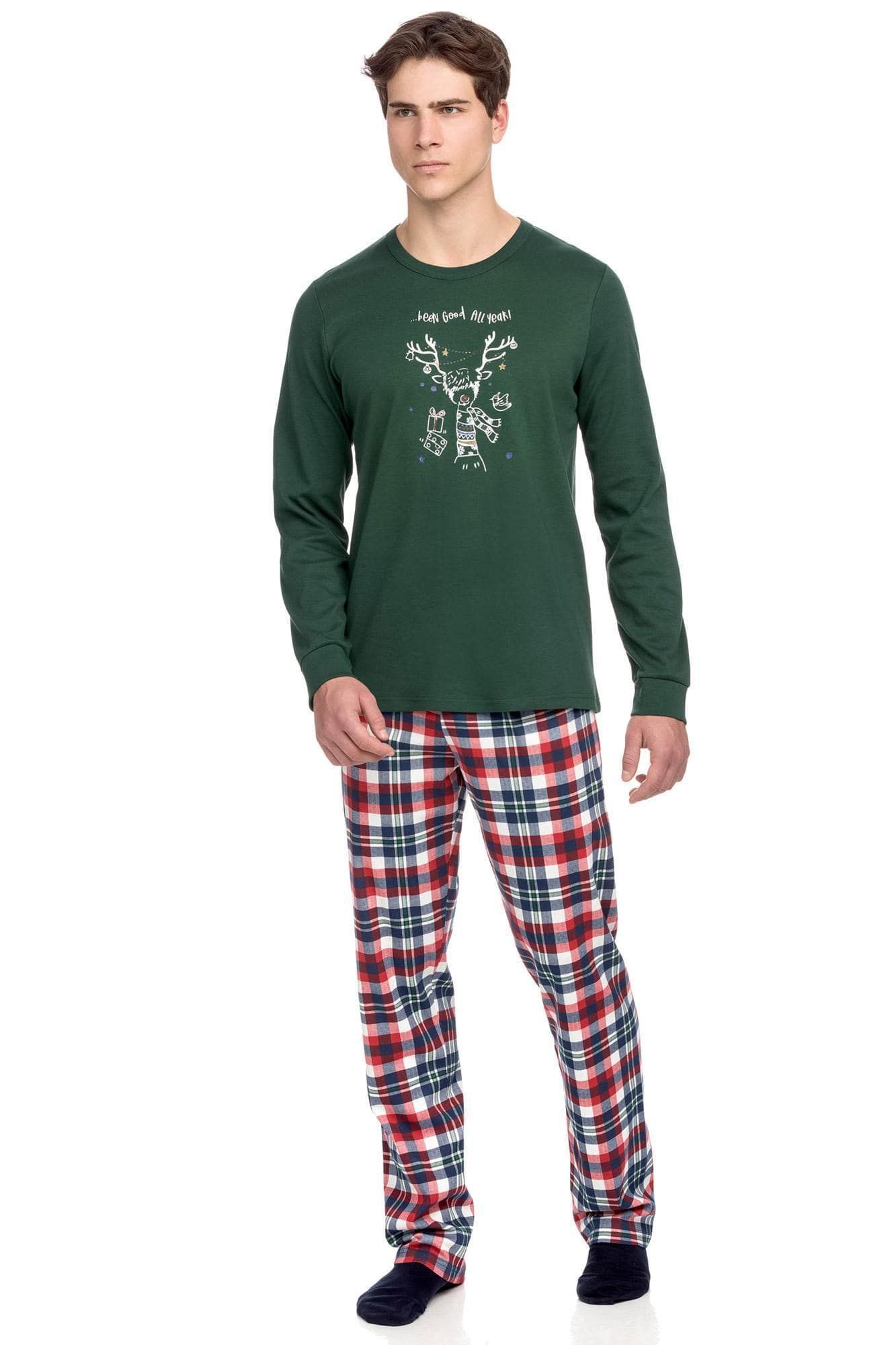 Men’s Pyjamas with Christmas artwork