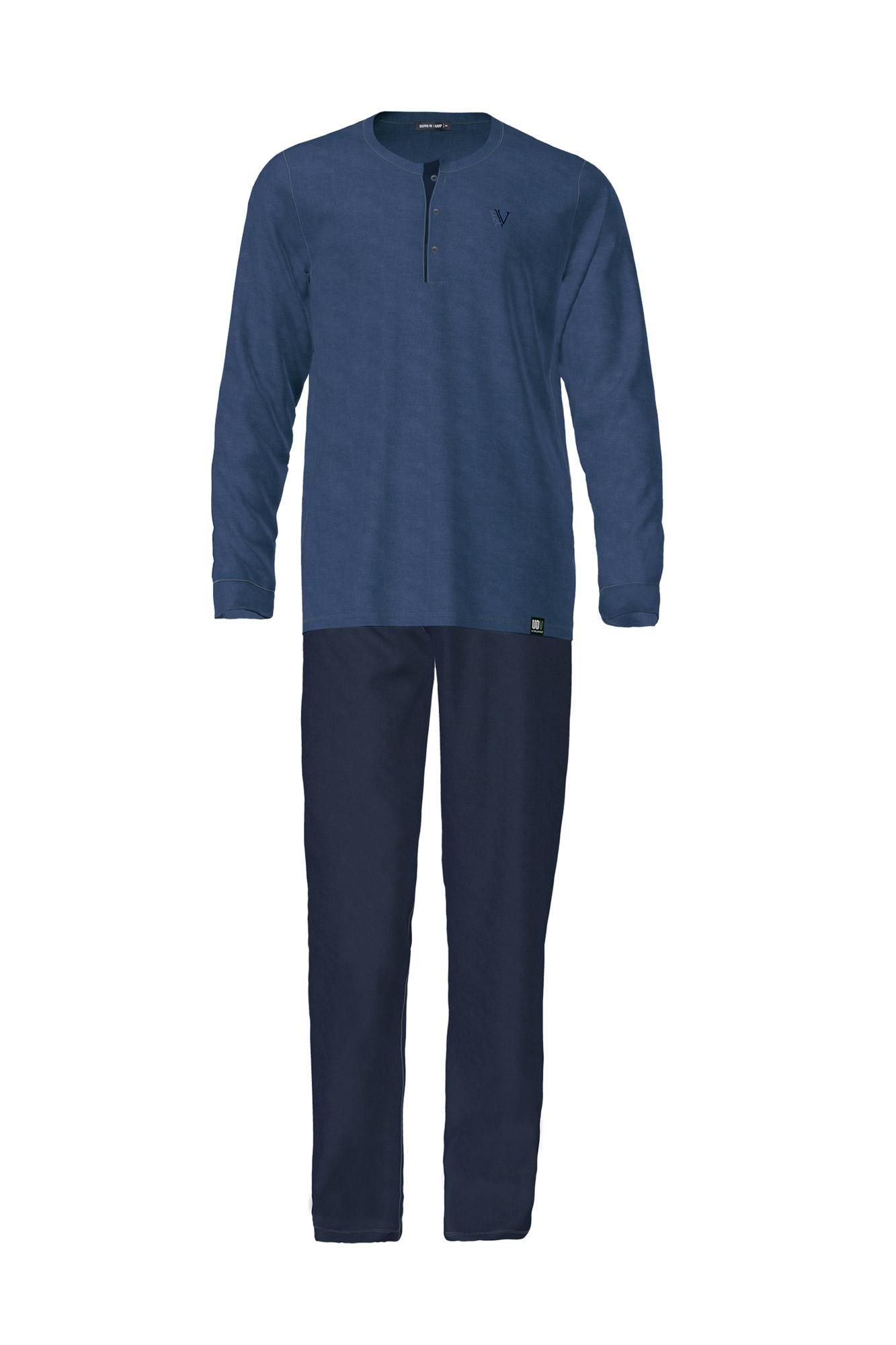 Men’s Pyjamas with Button Placket Plus Size