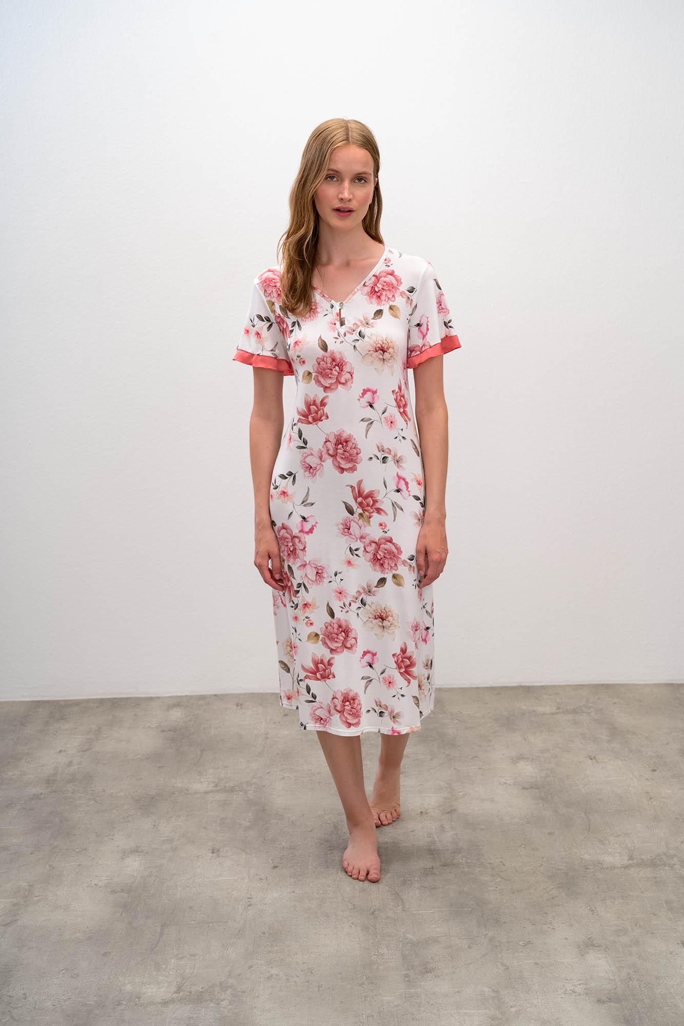 Long  Floral Nightgown