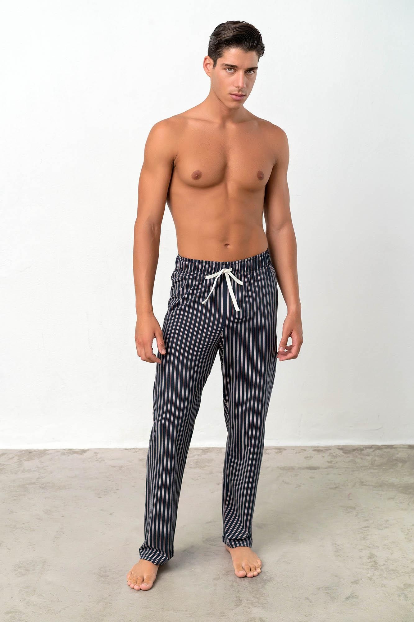 Stripped Long Pants