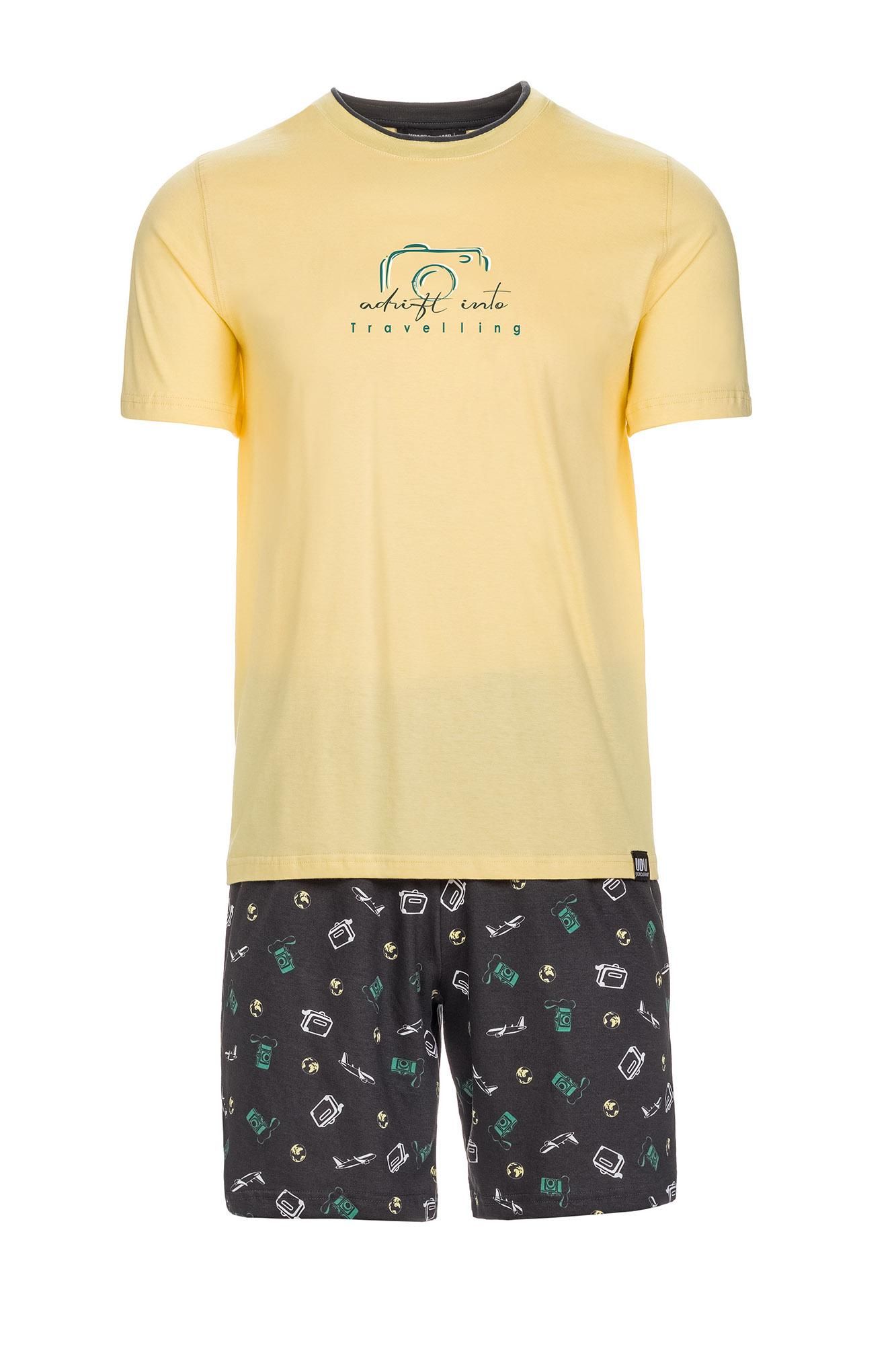 Men’s Short Sleeved Patterned Pyjamas