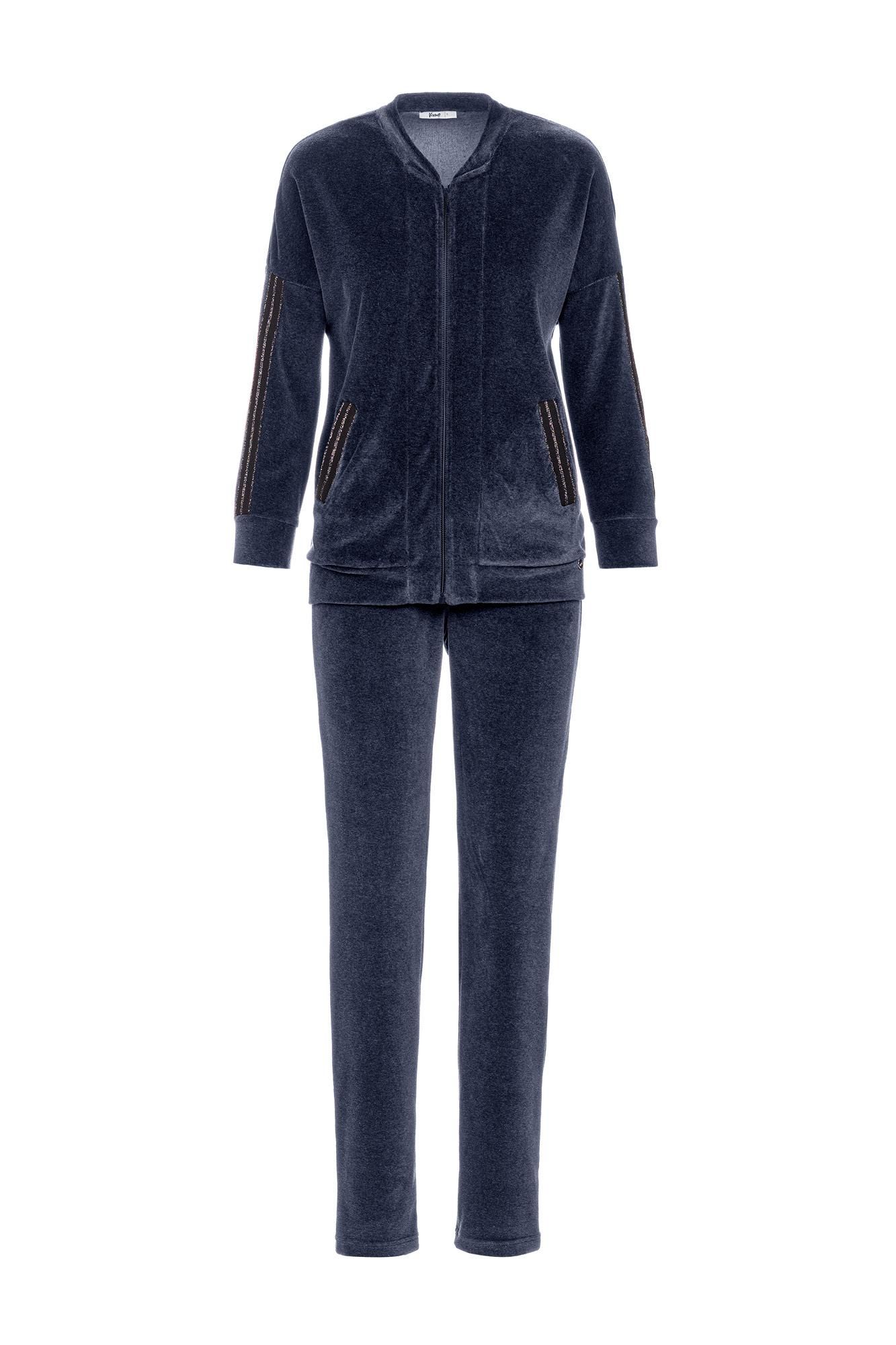 Women’s Velour Tracksuit with Zipper