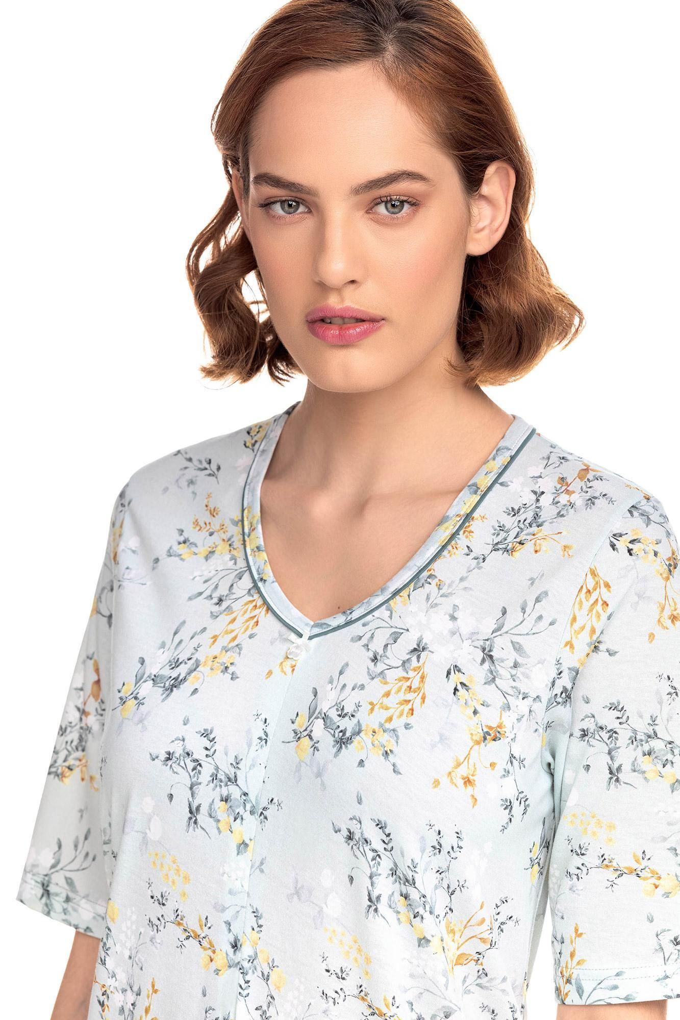 Květovaná dámská noční košile Tina