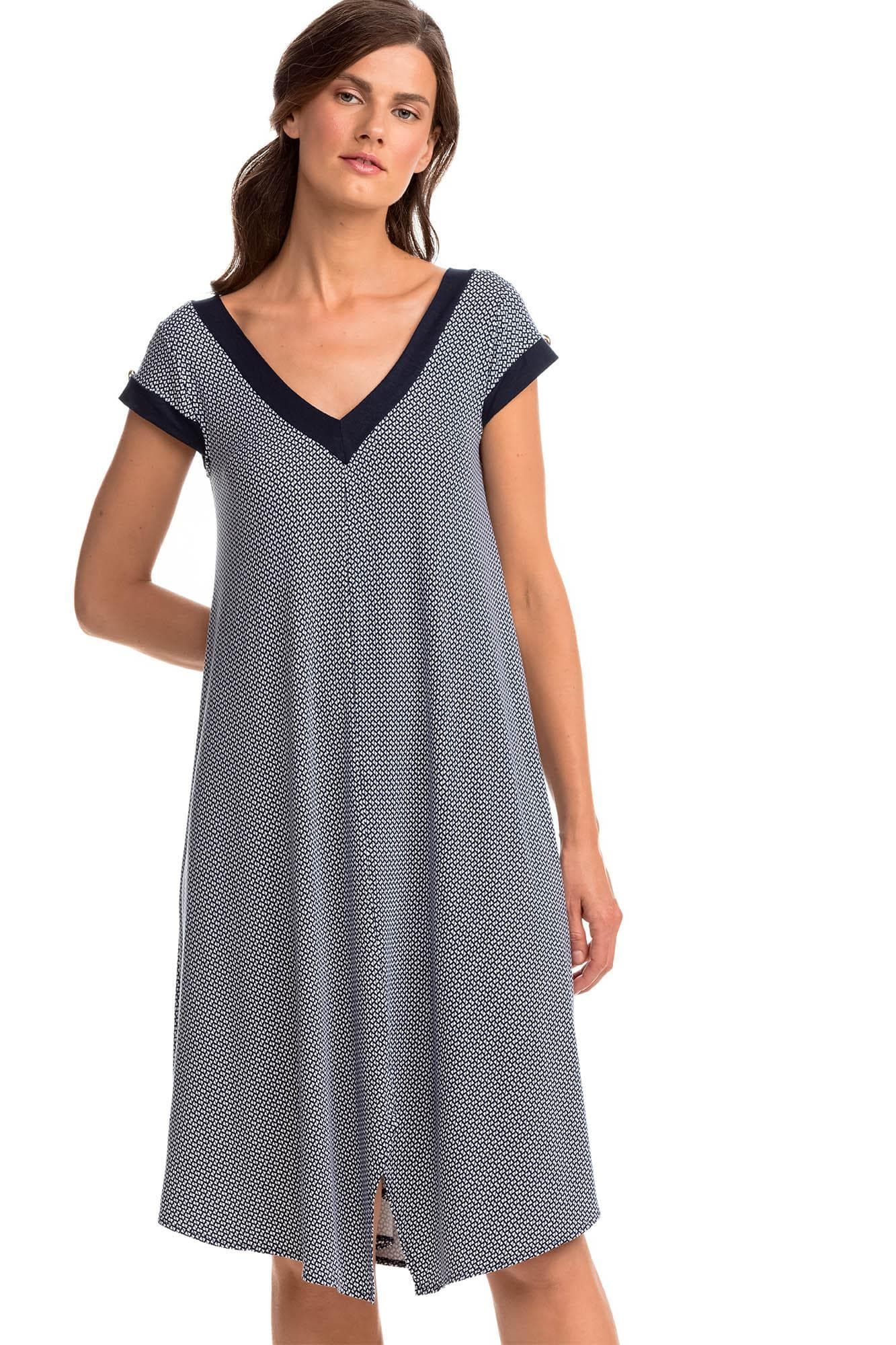 Printed Asymmetric Dress