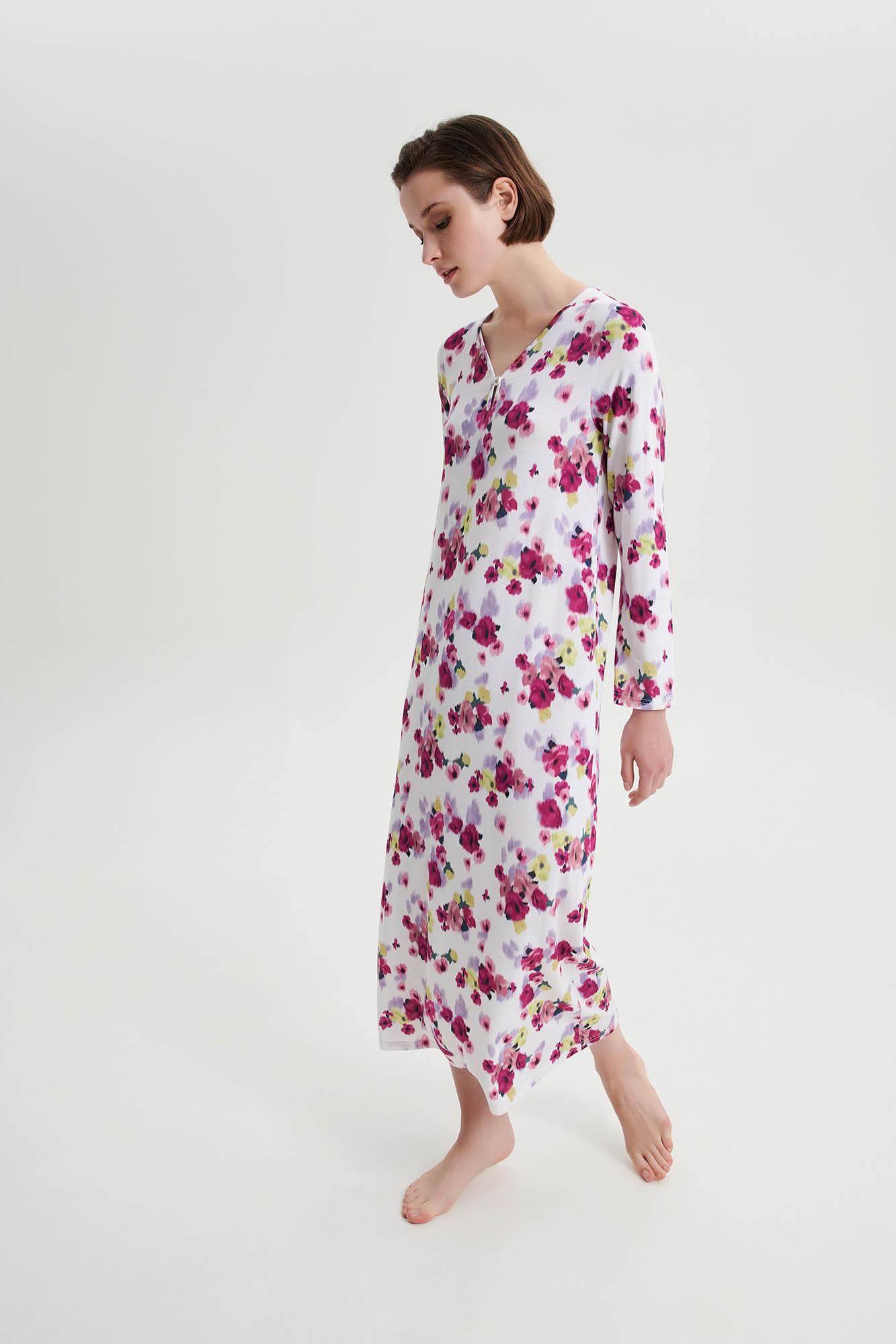 Long Nightgown with Button
