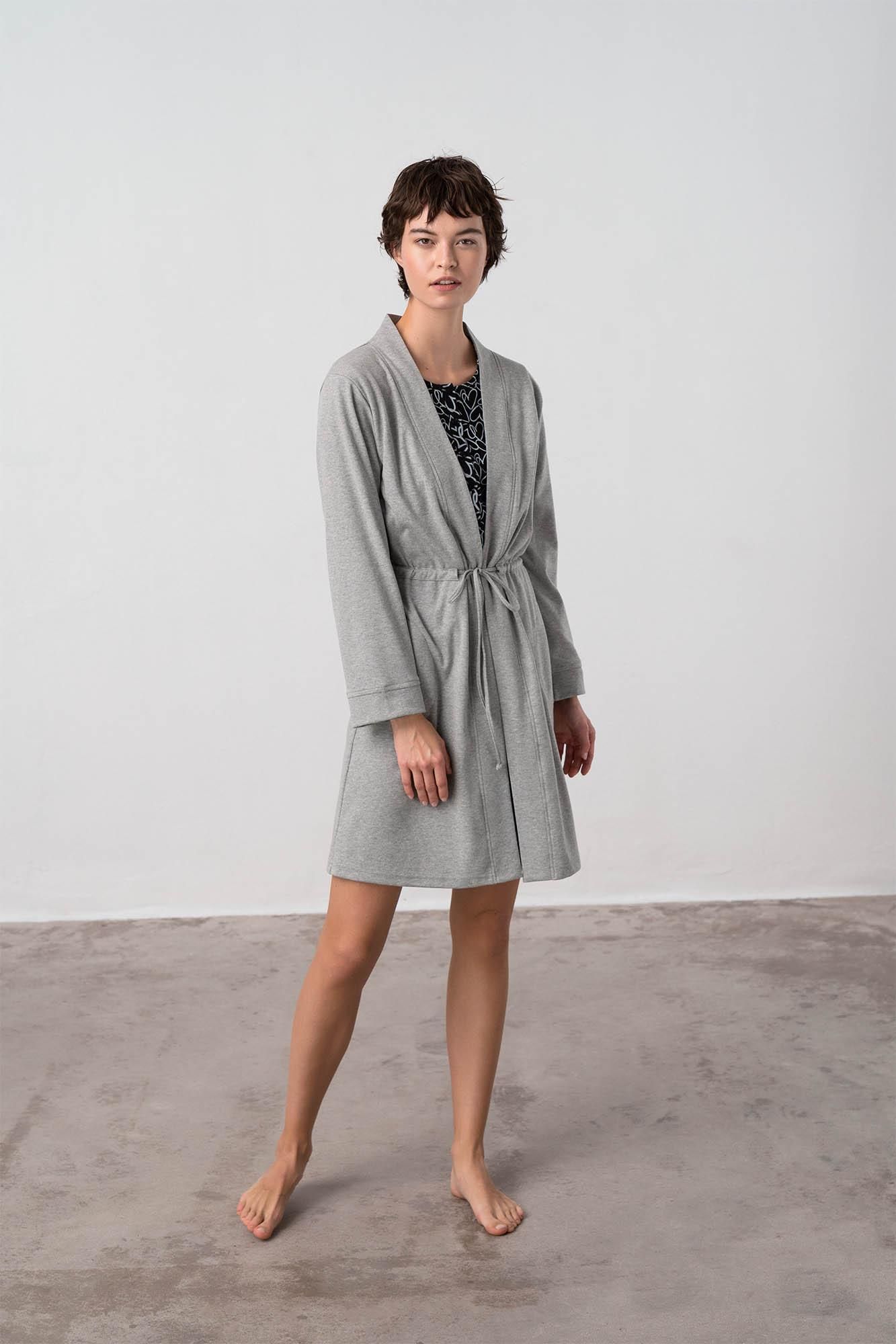 Robe with Long Sleeves