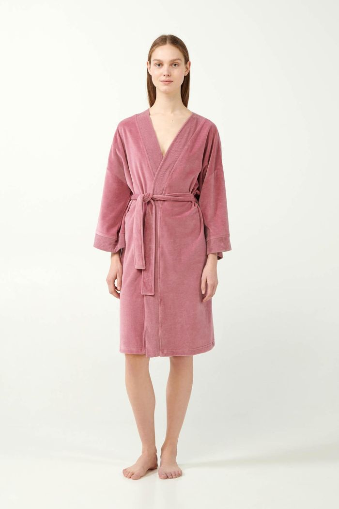 Plain Velvet Robe