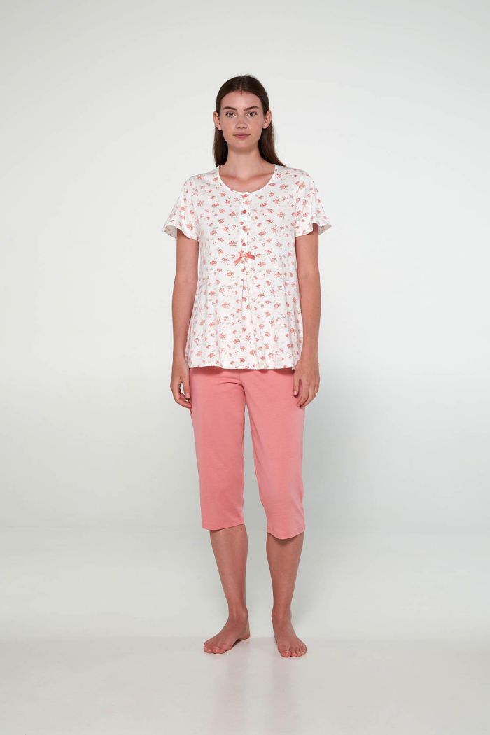 Pyjamas with Button Placket