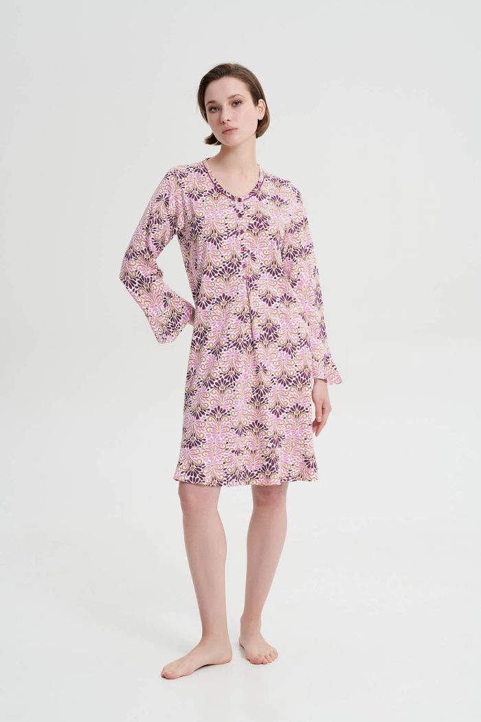 Nightgown with Long Sleeves