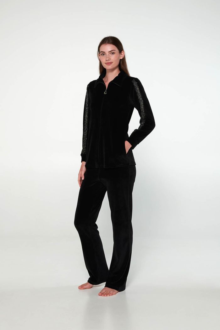 Plain Zipped Tracksuit