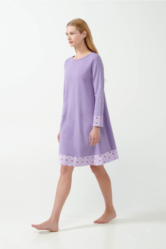 Amethyst Lilac Kaleidoscope Nightgown