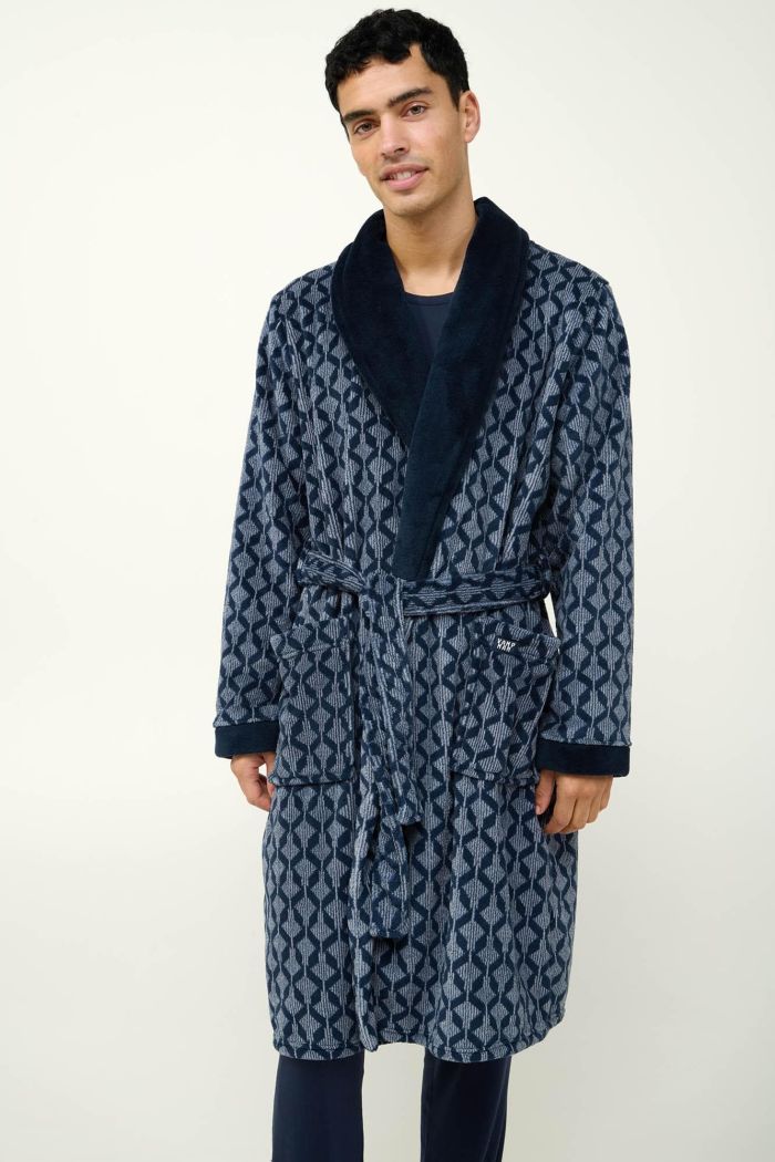 Férfi gyapjú téli köntös