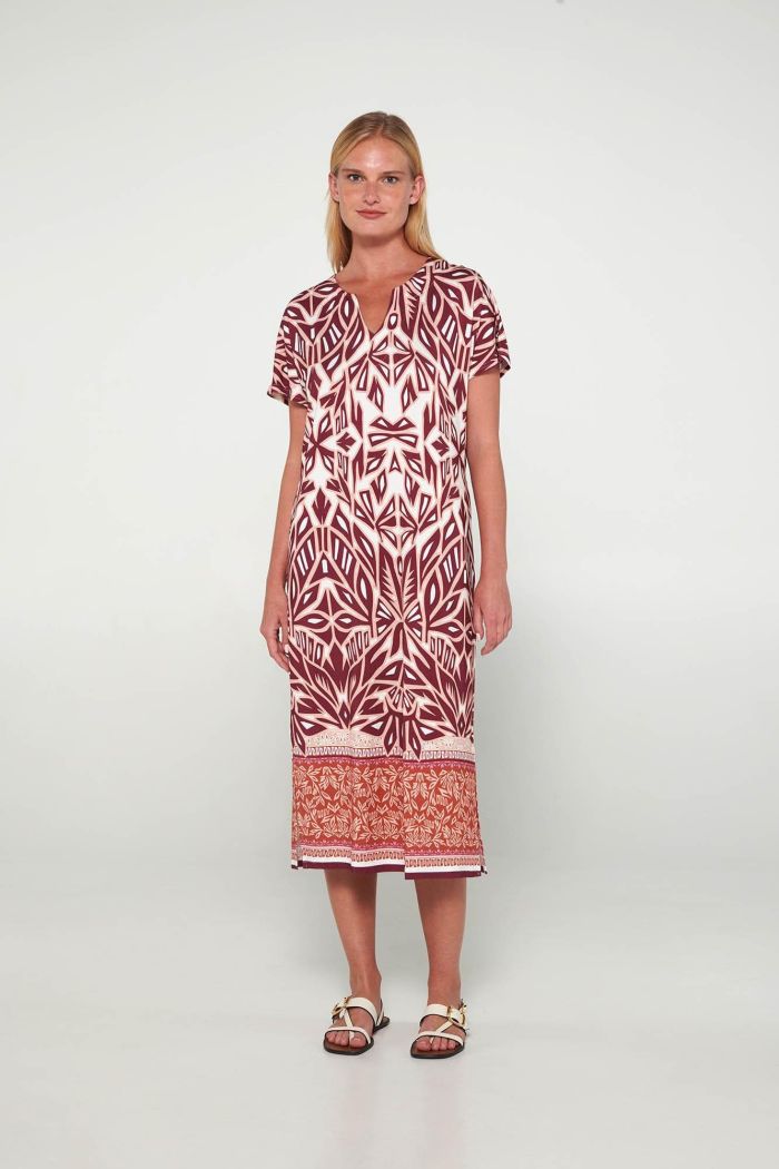 Long Printed Dress