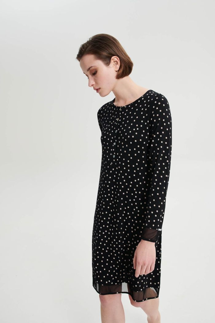 Nightgown with Long Sleeves