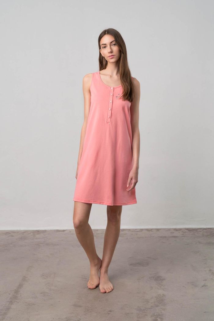 Plain Sleeveless Nightgown