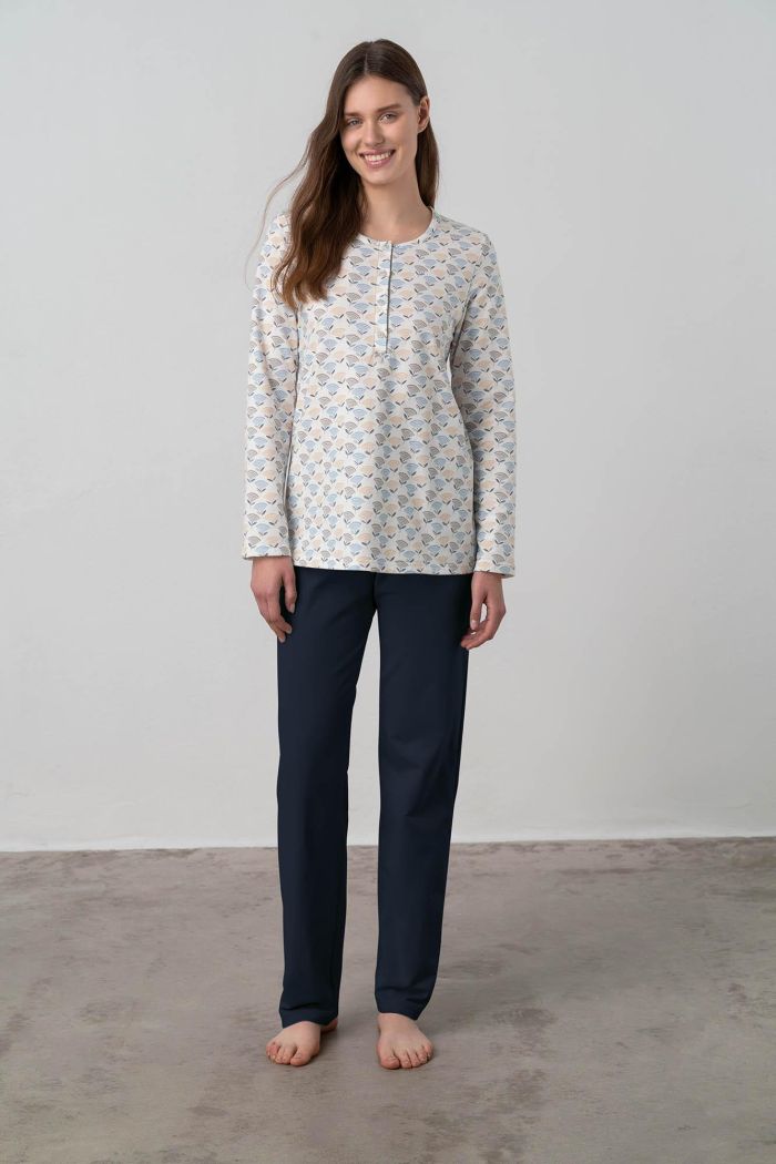 Pyjamas With Button Placket