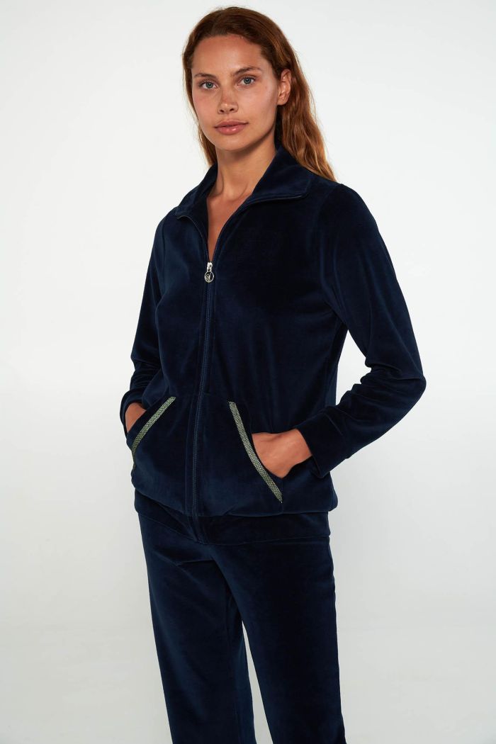 Plain Zipped Tracksuit