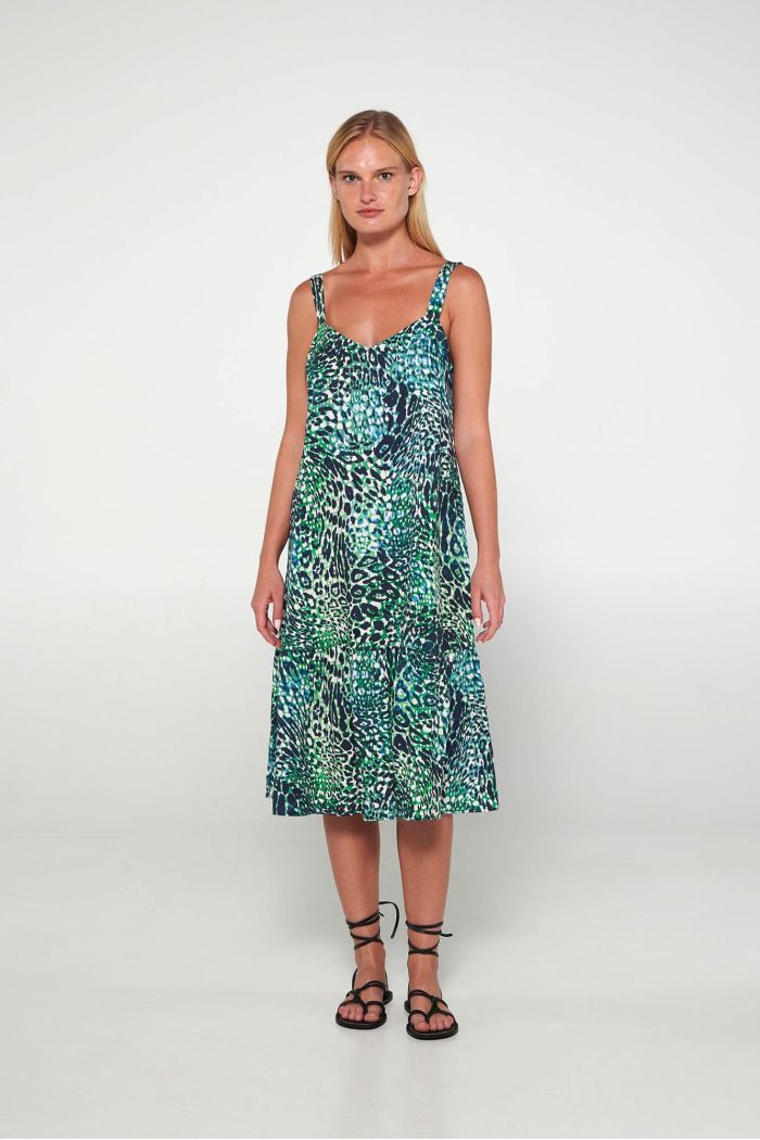 Printed Sleeveless Dress