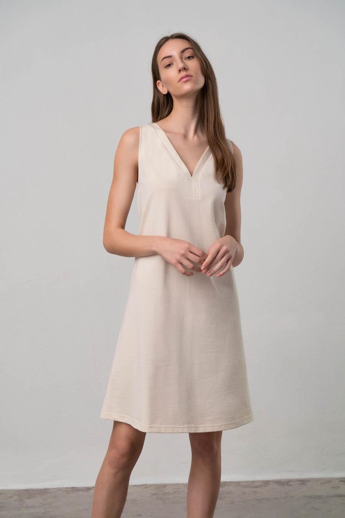 Plain Sleeveless Dress