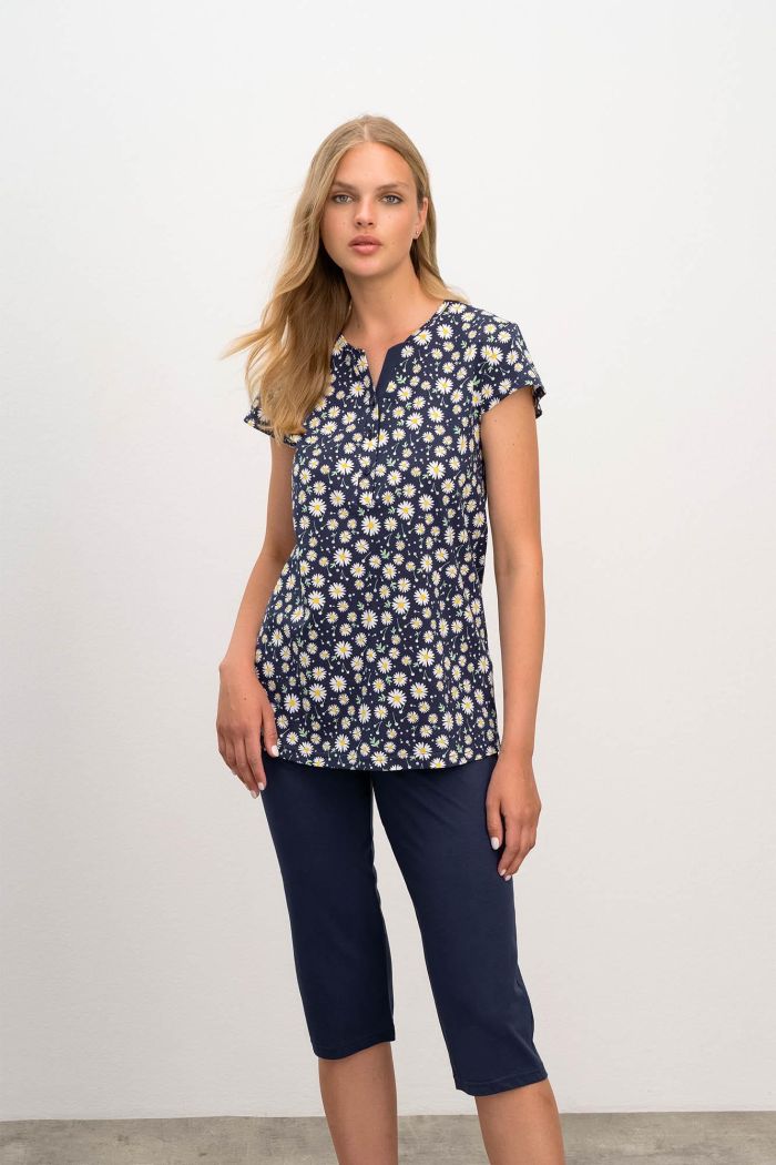 Pyjamas with Button Placket