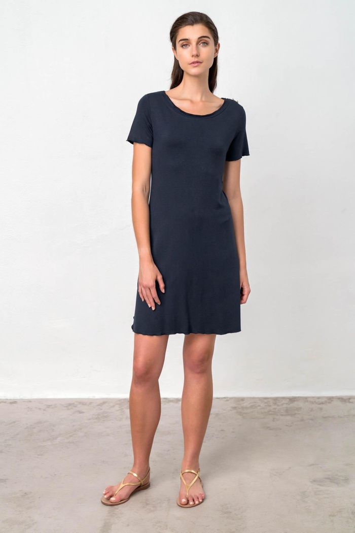 Dress with Short Sleeves