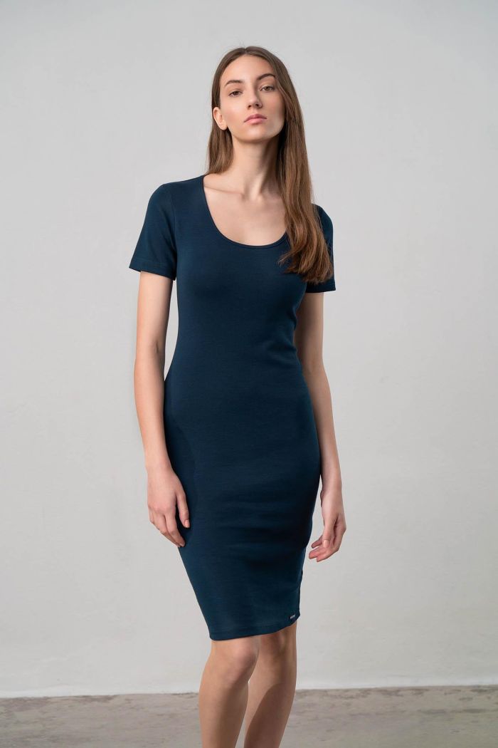 Kurzärmeliges Kleid