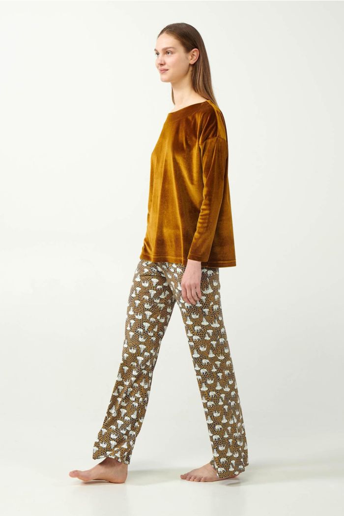 Pyjamas with Belled Elephant Pants