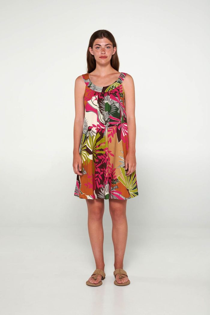 Printed Sleeveless Dress