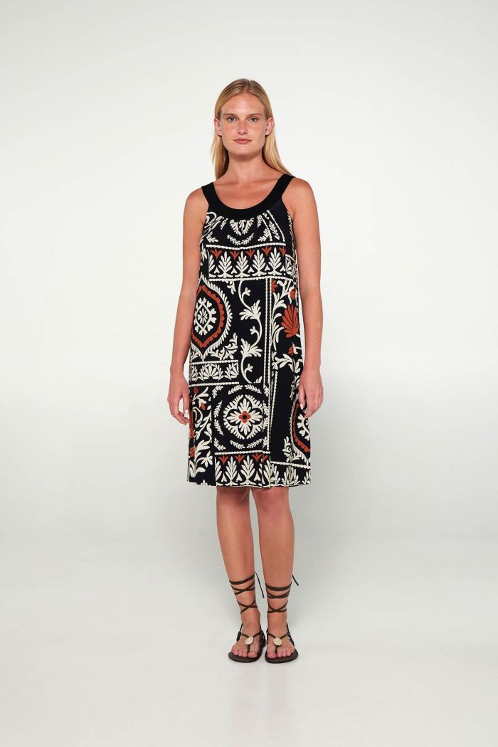 Printed Sleeveless Dress