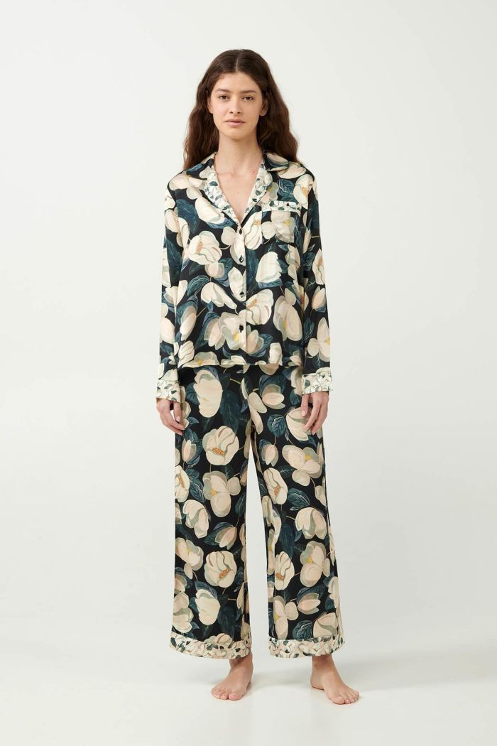 Pyjama aus Viscose Satin