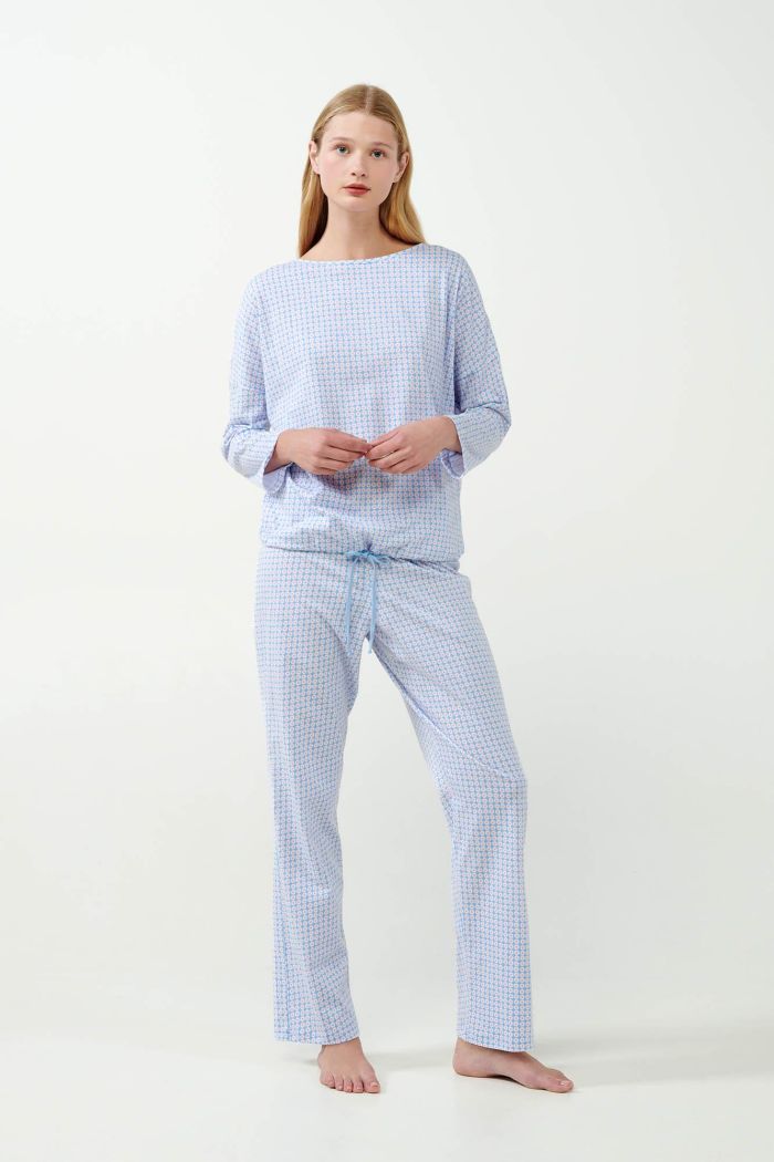 Classic Geometric Print Pyajamas