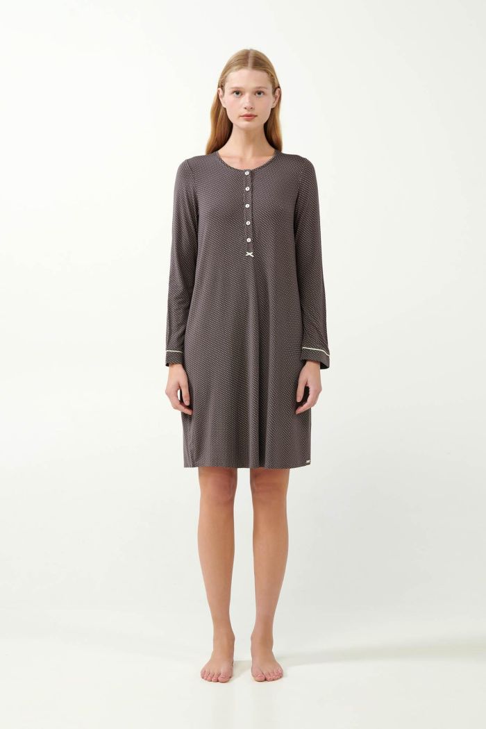 Classic Polka Dot Nightgown