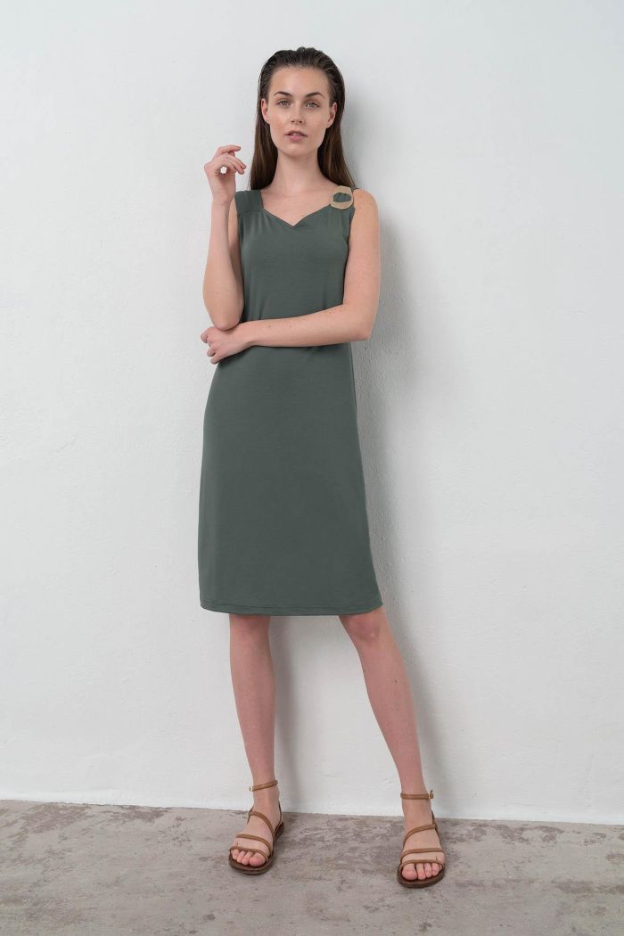 Plain Sleeveless Dress