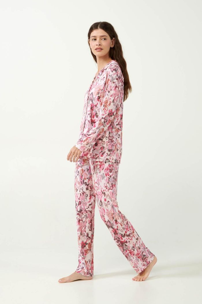 Floral Buttoned Pyjamas