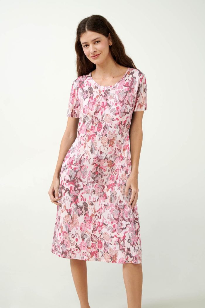 Floral Nightgown in Rose Vinka