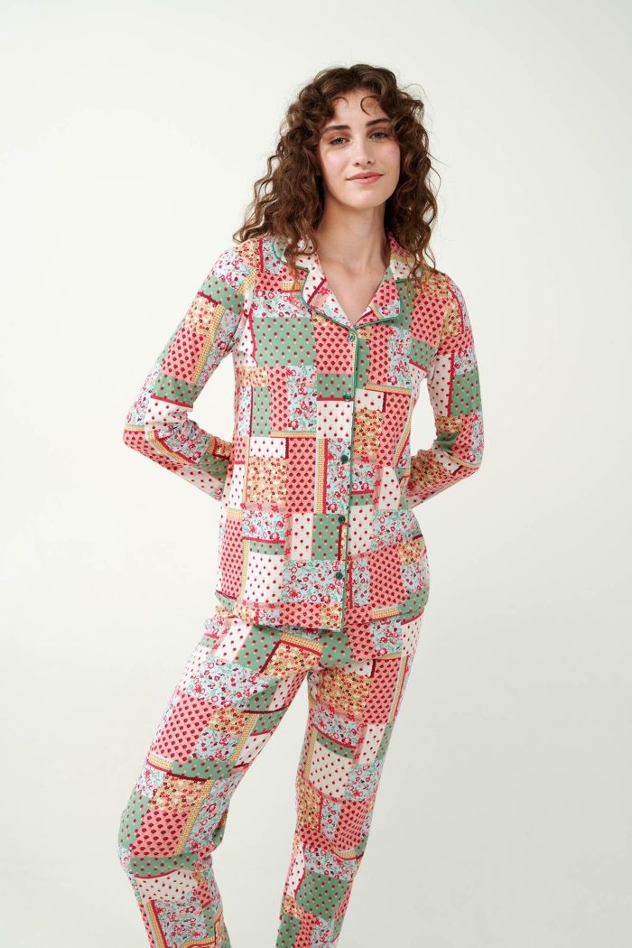 Heirloom Quilt Buttoned Down Pyjamas