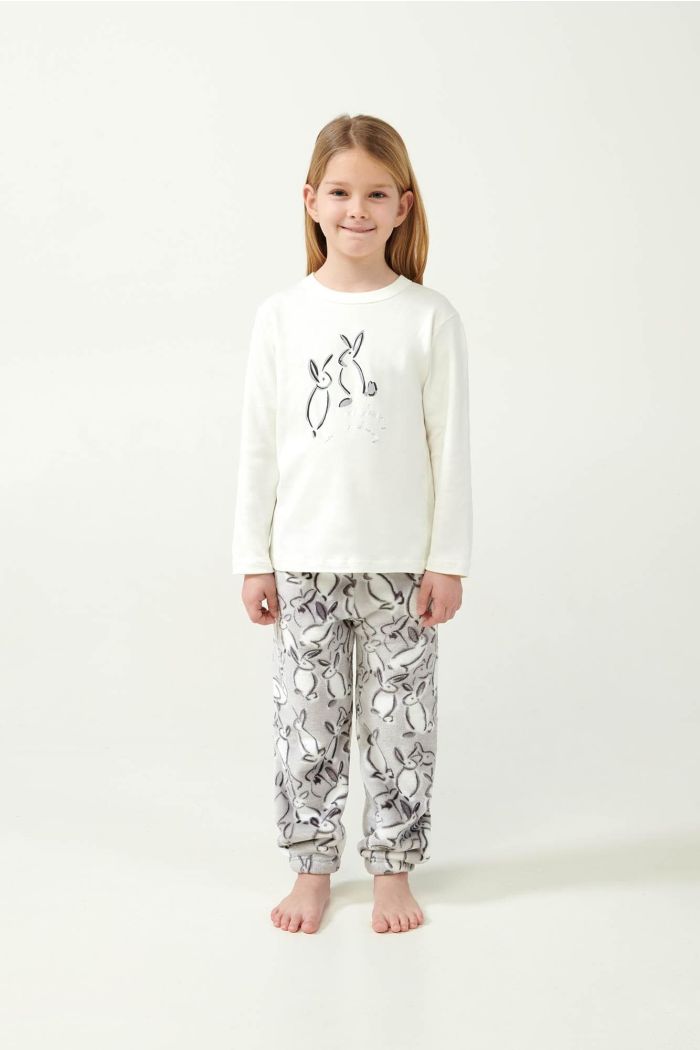 Kids’ Pyjamas with Bunny Print