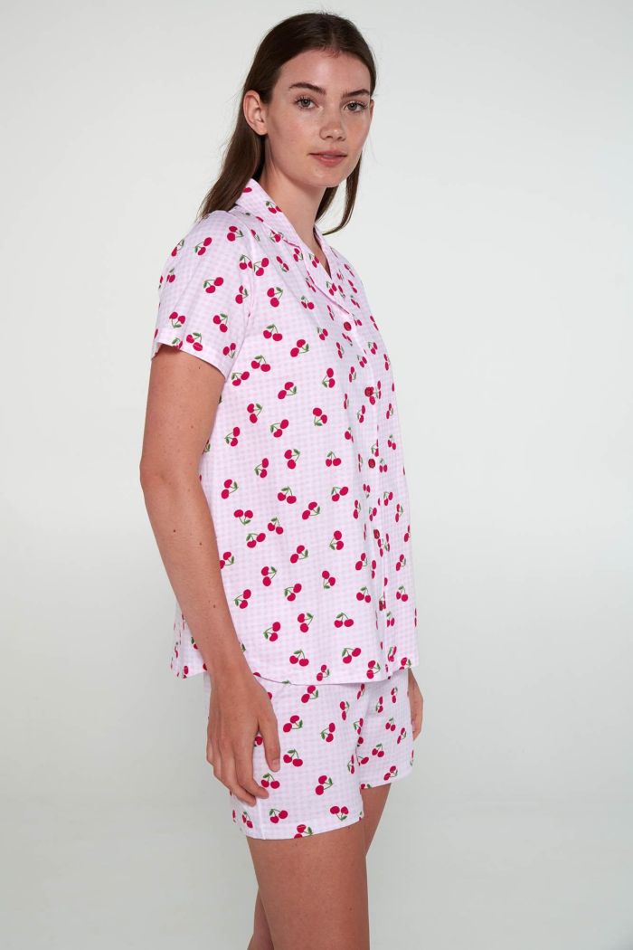 Printed Buttoned Pyjamas