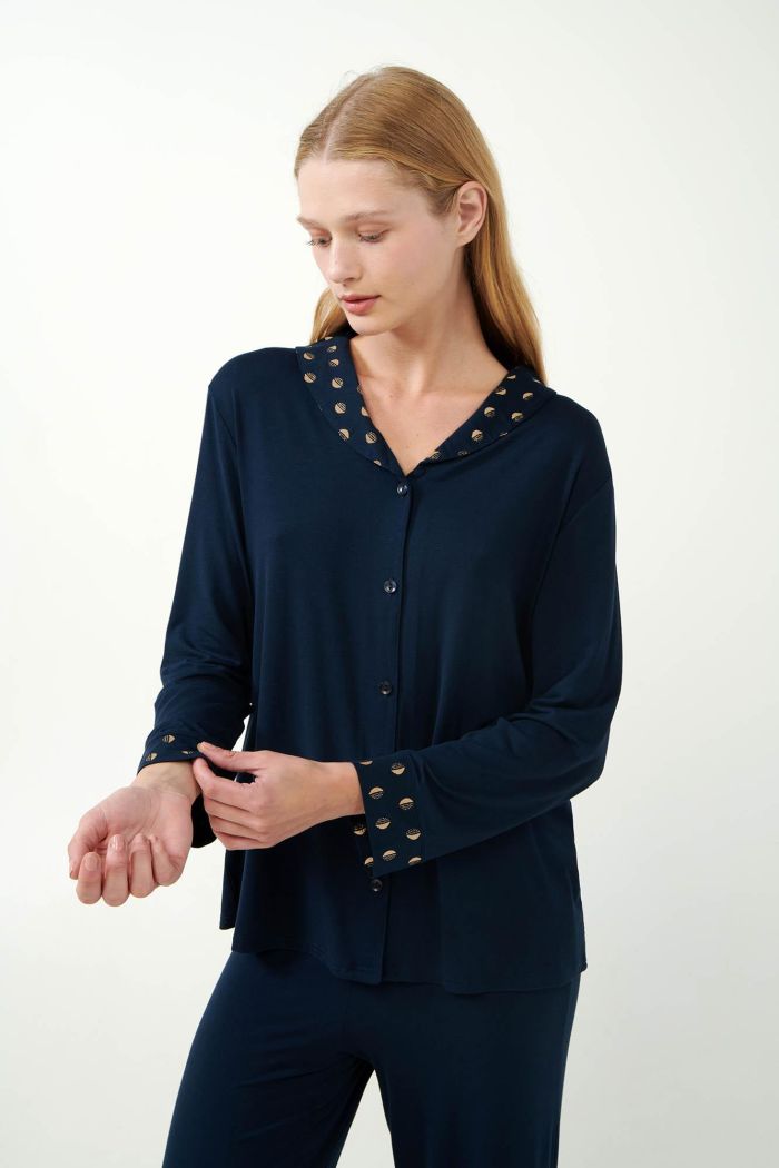 Elegant Buttoned Pyjamas