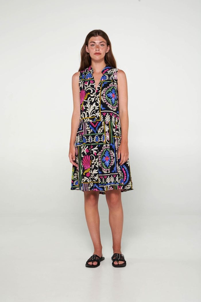 Printed Sleeveless Dress